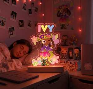 โออีเอ็มอะคริลิคสแตนเดอร์แบบตั้งได้ไฟกลางคืน LED ของโลกแดนดี้แบบมีเอกลักษณ์เฉพาะสำหรับเด็ก - Product Image 2