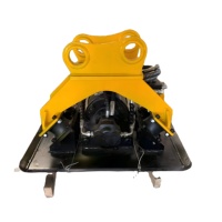 Moteur vibrant haute fréquence et compacteur à roulements pour le compactage de sols, argile, sable, remblais et gravier pour excavatrices de 2 à 40 tonnes, certifié CE