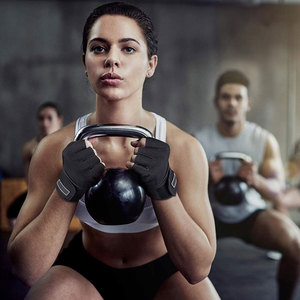 Bon usage Demi Doigt Sport Workout Fitness Gant Haltérophilie Gant De Gymnastique Concevez Vos Propres Gants De Gymnastique D'haltérophilie - Product Image 4