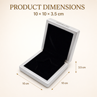 Boîte cadeau en bois blanc personnalisée en gros avec insert en velours noir, logo OEM, emballage polyvalent, étui en bois pour marque