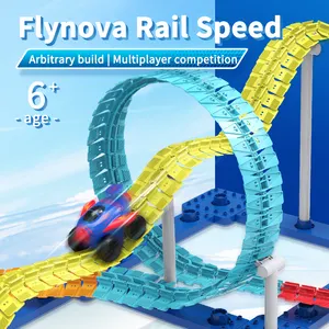 2022 Flynova Trailblazer Tracking Car Das flexibel ste Track Play Set Kids Car Track