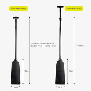 Venta al por mayor de compuestos personalizados fabricante de fibra de carbono <span class=keywords><strong>Dragonboat</strong></span> Remo de fibra de carbono para Dragon Boat - Product Image 5