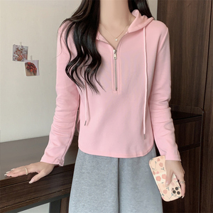 Felpa a maniche lunghe da <span class=keywords><strong>donna</strong></span> all'ingrosso felpa <span class=keywords><strong>con</strong></span> cappuccio da <span class=keywords><strong>donna</strong></span> autunno inverno <span class=keywords><strong>con</strong></span> cappuccio <span class=keywords><strong>felpe</strong></span> <span class=keywords><strong>con</strong></span> <span class=keywords><strong>cerniera</strong></span> in tinta unita da <span class=keywords><strong>donna</strong></span> - Product Image 3