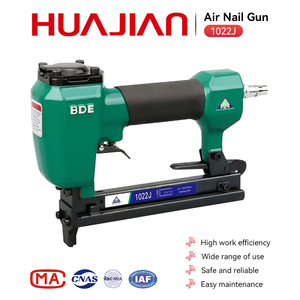 Grapadora de aire de grado Industrial y DIY HuaJian 1022J herramientas eléctricas neumáticas para construcción y muebles grapas de acero de 10mm-22mm - Product Image 2