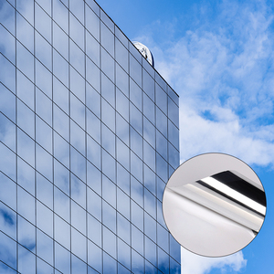 95% UV argent One Way Vision miroir fenêtres réfléchissantes teinte <span class=keywords><strong>Film</strong></span> solaire pour la construction - Product Image 3