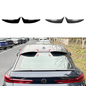 Bmw X6 G06 Roof Spoiler Piano Black Carbon Fiber Texture Rear Trunk Deck Ducktail 2019+ Exterior Modification - Product Image 5