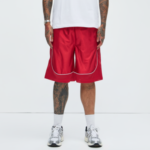 ฤดูร้อนพื้นฐานกีฬาแห้งเร็วออกแบบโพลีเอสเตอร์100% แรงบันดาลใจหรูหรา Unisex ตาข่ายกางเกงขาสั้นที่กำหนดเอง - Product Image 1