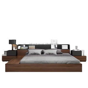 Ensemble de chambre à coucher en bois massif pour hôtel moderne - Meubles commerciaux en gros - Product Image 6