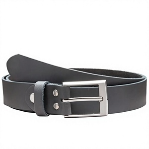 Mens Cow Hide Leather Classic Minimalist Stylish Silver Pin Buckle Square Element Casual <b>Braided</b> Fashion Waist <b>Accessory</b> Daily - Product Image 4