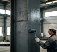 Peinture anti-corrosion en polyuréthane, directement de l'usine. Qualité stable, approvisionnement en gros avec prix EXW compétitif.