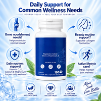 Complément Protéiné au Collagène Vivikore OEM avec Calcium, Magnésium, Vitamines C & D, Silicium pour la Santé des Os et des Articulations et le Soutien du Collagène