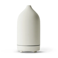 Diffuseur d'arôme en céramique à ultrasons ROHS CE Diffuseur de thérapie d'huile essentielle électrique de luxe pour ménage de table