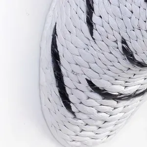 Artículo popular, jacinto de agua, cebra, decoración de pared tejida, decoración de pared hecha a mano, montaje colgante para guardería o habitación de niños - Product Image 3