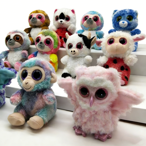 Colección de peluches personalizados con ojos grandes y adorables, set de peluches para niños, animales de peluche con ojos brillantes - Product Image 6