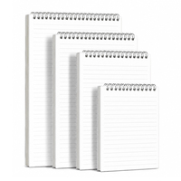 Carnet à spirale transparent en PP, bloc-notes personnalisé avec logo, journal à spirale pour étudiants, bureau, école, bloc-notes avec impression personnalisée