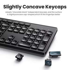 <span class=keywords><strong>Clavier</strong></span> <span class=keywords><strong>sans</strong></span> <span class=keywords><strong>fil</strong></span> UGREEN KU004 2,4 GHz, disposition 104 touches pour ordinateur portable, ordinateur de bureau, Windows, Mac OS, accessoires <span class=keywords><strong>PC</strong></span>, touches anglaises - Product Image 6