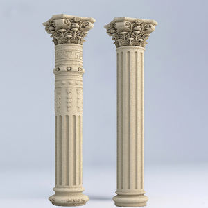 Molde de columna romana de hormigón, caja cilíndrica redonda, decoración de pared Exterior de edificio exterior, pilar de Casa de plástico, plantilla de cemento - Product Image 6