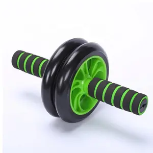 Nuovo stile Home Fitness popolare ruota per esercizi Ab Fitness Wheel Roller doppie ruote in plastica