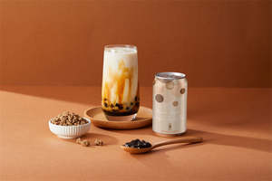 Hecho en Taiwán Bebida enlatada estable de 310 ml, auténtico té de leche de perla de tapioca taiwanés - Product Image 3