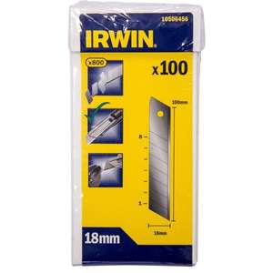 IRWIN - 10504562 Lame sécable en acier au carbone18 mm (multi-pack) - EAN 05706915045628 COUTEAUX ET COUTEAUX - Product Image 2