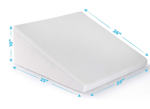 Almohada de espuma viscoelástica refrescante con soporte elevado superior para el dolor lumbar, <span class=keywords><strong>reflujo</strong></span> ácido y ardor en el pecho - Uso en hoteles y para dormir - Product Image 5