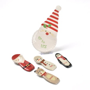 All'ingrosso personalizzato stampato pupazzo di neve natale piatti e piatti decorativi in ceramica - Product Image 1