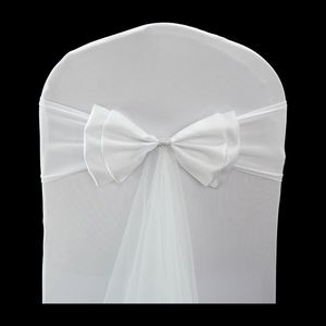 Housses de chaise en mousseline de soie et maille élastique - Product Image 3