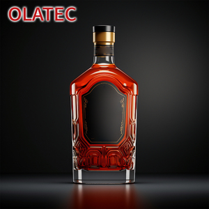 Botellas de Licor de Vidrio de Lujo OLATEC, Envases de Bebidas Alcohólicas con Diseño Personalizado Premium para Whisky, Vodka, Ginebra - Product Image 3