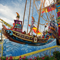 Bateau à bascule Viking HTH 24 places, attraction de parc d'attractions, en fibre de verre et acier