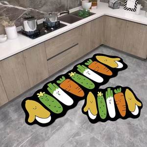 พรมปูพื้นห้องครัวไดอะตอมไมต์เนื้อนุ่มกันน้ําพรมและเสื่อครัว - Product Image 6