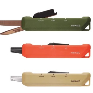 มีดอเนกประสงค์ Hako-Ake 2 in 1 รุ่น T420DG ใบมีดสแตนเลส ด้ามจับพลาสติก สำหรับแกะกล่องและตัดกล่อง ผลิตในญี่ปุ่น - Product Image 1