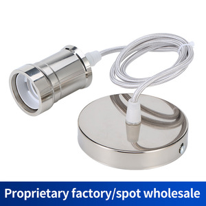 <span class=keywords><strong>Ampoule</strong></span> rétro <span class=keywords><strong>suspension</strong></span> <span class=keywords><strong>fil</strong></span> bricolage support de lampe avec tête de <span class=keywords><strong>fil</strong></span> E27 vis bouche décoration d'éclairage créatif - Product Image 5
