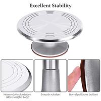 Vente en gros de 35 pièces de support à gâteau rotatif en aluminium, plateau tournant avec buses de décoration de gâteau, embouts, ensemble d'outils de décoration