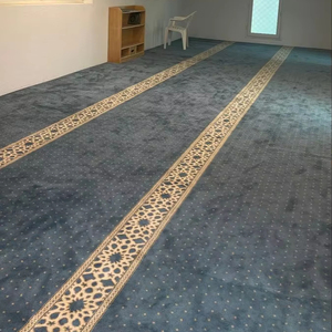 Nuovo Design di Tappeto da Moschea in Nylon 100%, Lussuoso Tappeto da Parete a Parete per Moschee e Preghiere Musulmane - Product Image 1