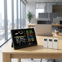 Thermomètre numérique sans fil et thermo-hygromètre avec écran LCD, indice de protection IP43, utilisation intérieure/extérieure, communication USB, garantie 1 an