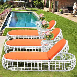 Chaise longue en rotin <span class=keywords><strong>de</strong></span> lit d'alliage d'<span class=keywords><strong>aluminium</strong></span> <span class=keywords><strong>de</strong></span> conception moderne pour l'extérieur chaise <span class=keywords><strong>de</strong></span> plage <span class=keywords><strong>de</strong></span> source chaude <span class=keywords><strong>de</strong></span> <span class=keywords><strong>bain</strong></span> et <span class=keywords><strong>de</strong></span> piscine d'hôtels villas - Product Image 1