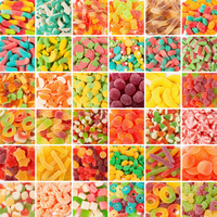 Gommes aromatisées aux fruits en gros, vers gommeux 3D, parfaits pour les fêtes, les buffets et la vente au détail