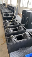 Sistema de Refuerzo de Sonido Profesional Portátil LASE LA-1 con Altavoces de Doble Línea de 6.5 Pulgadas para Uso en Exteriores y en el Hogar
