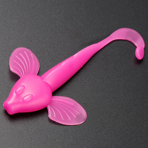 ZHUORUN 2023 nuevo diseño <span class=keywords><strong>Capuchin</strong></span> 8cm 4G Señuelos de Pesca de PVC suave cola en forma de pez para lubina y Marlin en River Lake Stream - Product Image 4