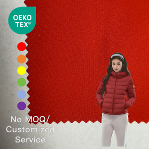 На заказ 100% полиэстер уличная куртка ткань <span class=keywords><strong>390T</strong></span> 83gsm мягкая и удобная CS7106 с тиснением для одежды для девочек - Product Image 1