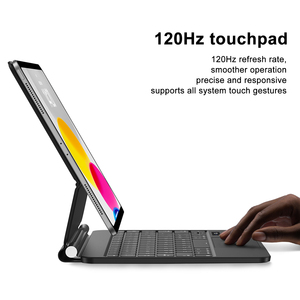 Clavier magique sans fil standard personnalisé pour <span class=keywords><strong>iPad</strong></span> <span class=keywords><strong>Air</strong></span> 4/5/6/7, modè<span class=keywords><strong>les</strong></span> 10,9/11 pouces, équipé d'un rétroéclairage et d'un écran numérique - Product Image 5