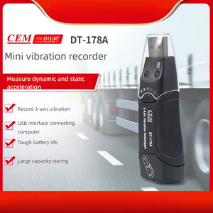 DT-178A ตรวจจับแรงสั่นสะเทือนแบบไดนามิก CEM บันทึกการสั่นสะเทือนความแม่นยำสูง - Product Image 2