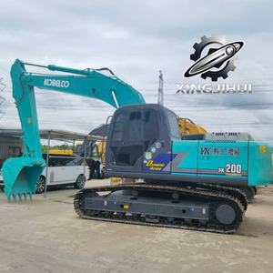 Kobelco 200-6 Used Excavator Original Japan Brand 20 Ton Rubber <b>Tracked</b> 2023 Model 1.0m Bucket Engine <b>Pump</b> - Product Image 3