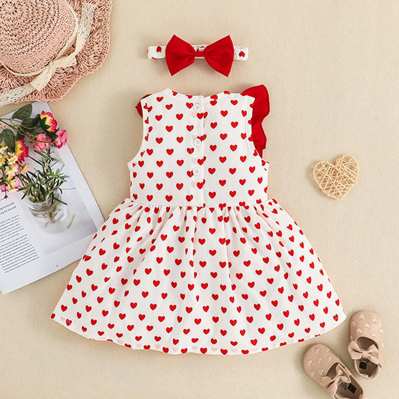 Designer Valentine Dress for Baby Girls 12 18 24 Months