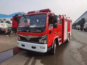 Camion-citerne de lutte contre l'incendie et de sauvetage DongFeng 4x2 diesel à transmission manuelle, neuf d'usine, avec réservoir d'eau et de mousse de 5001-7000L, Euro 3 - Product Image 2