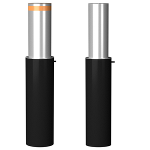 Electric Remote Controlled Lifting Stainless Steel <strong>Cable</strong> Fence <strong>Bollard</strong> Light High-Intensity Prismatic Pedestrian Traffic Barrier - Product Image 2