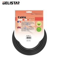 Kabel koaksial shomi RG6 30M dengan konektor murah kabel TV grosir