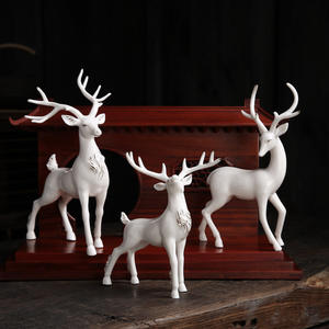 Renna di natale statue di porcellana in ceramica decorazioni per la casa figurine <span class=keywords><strong>sculture</strong></span> decorazioni <span class=keywords><strong>moderne</strong></span> <span class=keywords><strong>tavolo</strong></span> centrale soggiorno unico - Product Image 1
