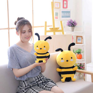 ROXGOCT الأكثر مبيعًا 20 Bee Kawaii لينة من مادة PP وملء وسادة من القطن لعب قطيفة فائقة النعومة للأطفال هدية مثالية للأطفال - Product Image 4
