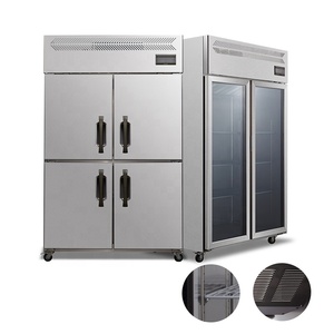 Refrigerador Comercial de Doble Puerta para Supermercado, Exhibidor Vertical de Frutas, Congelador de Carne, Enfriador de Bebidas con Puerta de Vidrio - Product Image 6